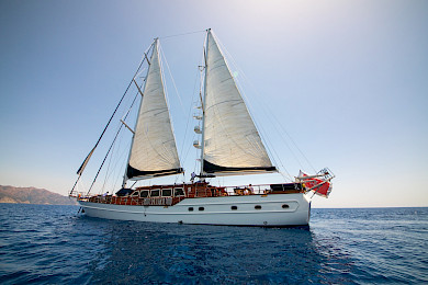 Yacht Voyage side profile