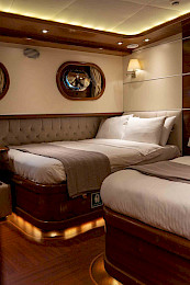 Yacht La Bella Vita cabin