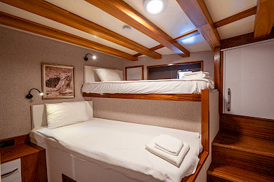 Yacht Boreas cabin