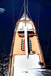 Yacht Nurten A aerial view