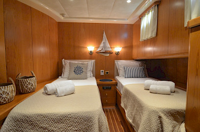 Yacht Aegean Schatz cabin