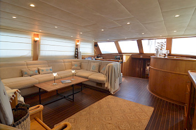 Yacht Aegean Schatz saloon