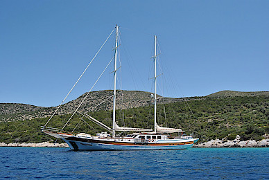 Yacht Caner IV side view