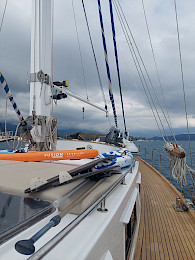 Yacht Anemos deck