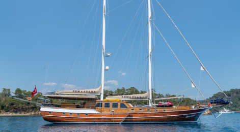 Yacht Sema Tuana side view