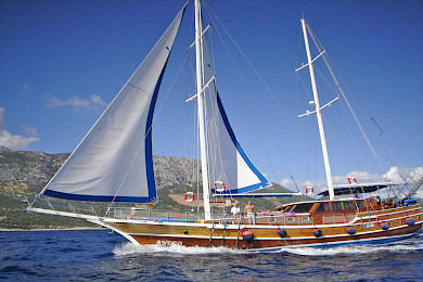 Yacht Andjeo sailing