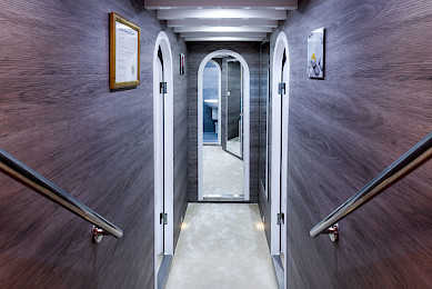 Yacht Andjeo hallway