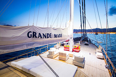 Yacht Grande Mare deck