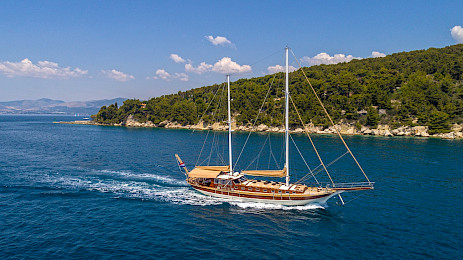 Yacht Angelica side view