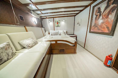 Yacht White Swan cabin