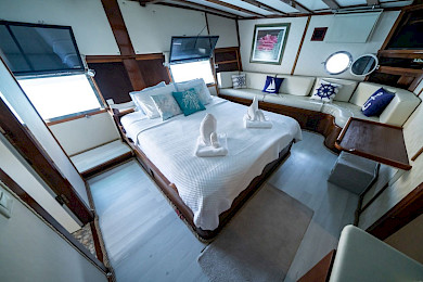 Yacht White Swan cabin