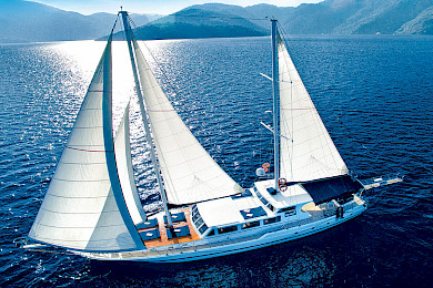 Yacht Maske sailing