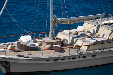 Yacht Summer Princess deck