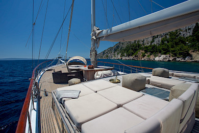 Yacht Summer Princess deck