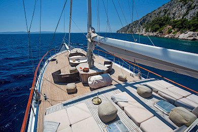 Yacht Summer Princess deck