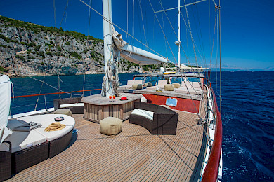 Yacht Summer Princess deck