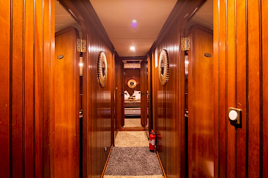 Yacht Summer Princess hallway