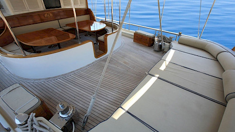 Yacht Aegean Clipper aft