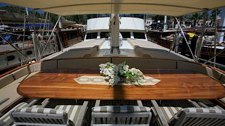 Yacht Aegean Clipper deck