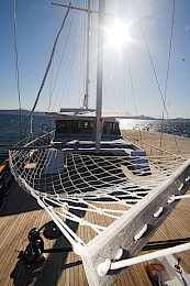 Yacht Vito deck