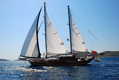 Yacht Atalante side view