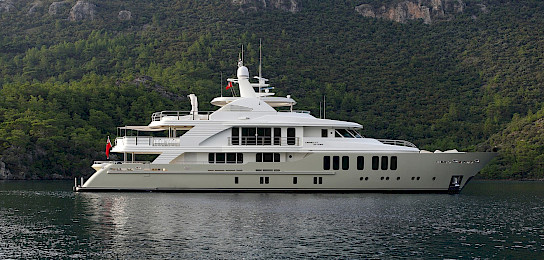 Yacht Orient Star side view