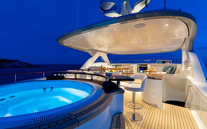 Yacht Calypso I flybridge