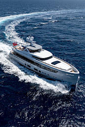 Yacht Calypso I aerial view