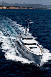 Yacht Calypso I aerial view