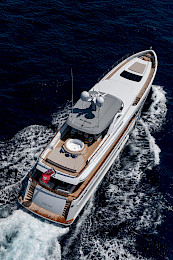 Yacht Calypso I aerial view