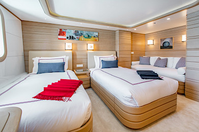 Yacht Moca cabin