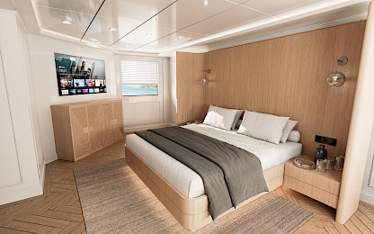 Yacht Illusion II cabin