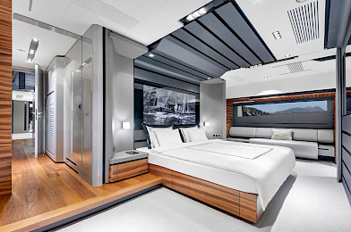 Yacht FX 38 cabin