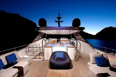 Yacht Morning Star flybridge