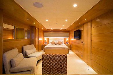 Yacht Panfeliss cabin