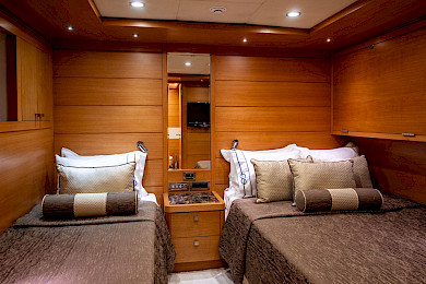 Yacht Panfeliss cabin