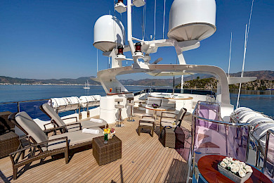 Yacht Quest R flybridge