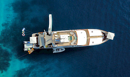 Yacht Ottawa IV top-down view