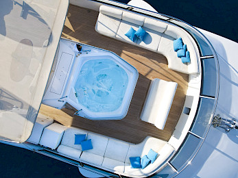 Yacht Stella Fiera aerial view