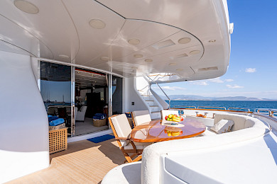 Yacht Stella Fiera aft