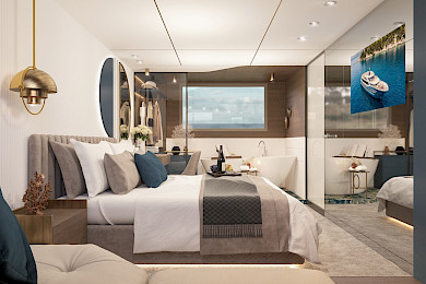 Yacht Bella cabin