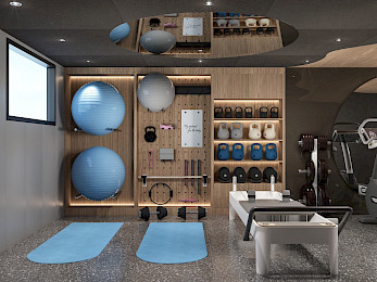 Yacht Bella gym