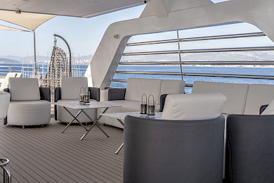 Yacht Cristal flybridge