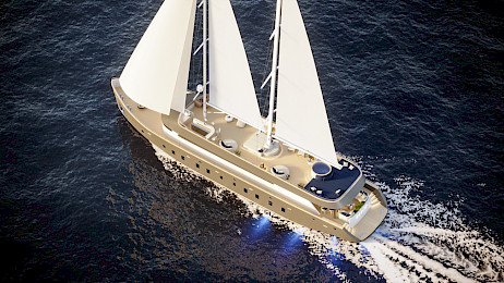 Yacht Maxita sailing