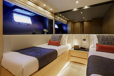 Yacht Elysium cabin