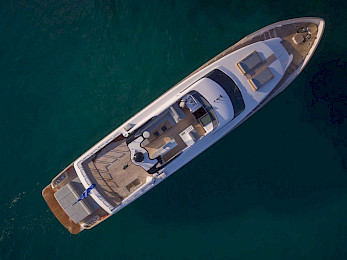 Yacht Project Steel top-down view