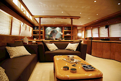 Yacht Project Steel saloon