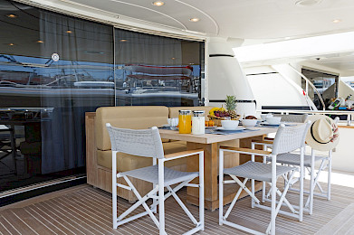 Yacht Alegria aft