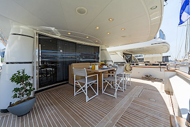 Yacht Alegria aft