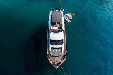 Yacht Salty aerial view